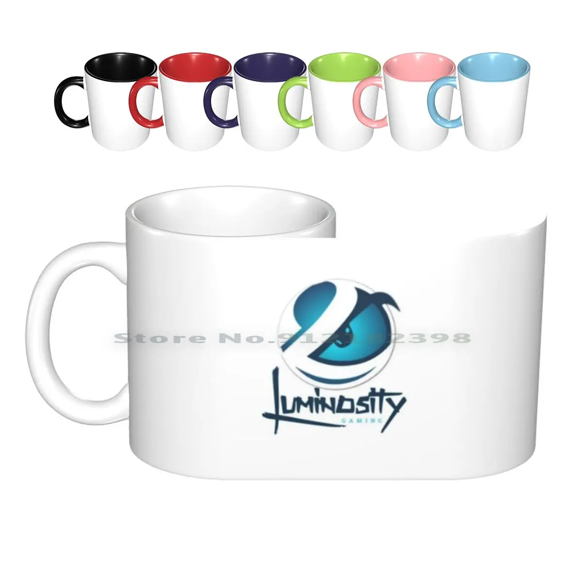 Luminosity Gaming Logo Ceramic Mugs Coffee Cups Milk Tea Mug Esports Logo Luminosity Gaming Creative Trending Vintage Gift