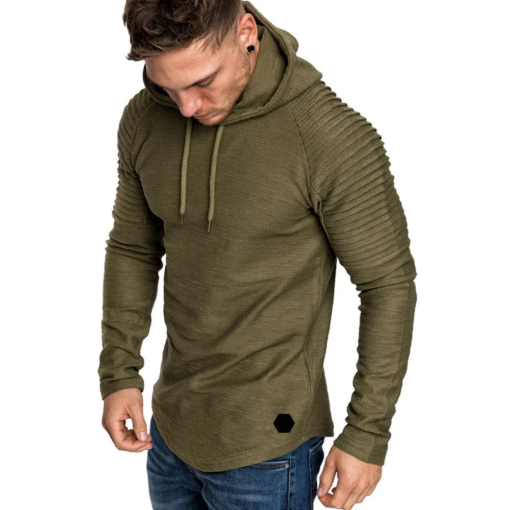 2023 New Spring Hoodies Men Hoody Male Long Sleeve Solid Color Slim Hooded Sweatshirt Men\'s Hoodies Brand Clothing