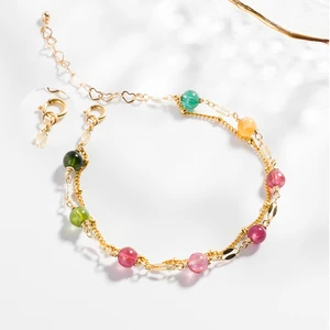 最高品質Aペア5mm 6mm 14KゴールドフィルドスプリングリングクラスプフックネックレスブレスレットDIYバックル用の14Kゴールド接続 10ベストセールス14Kゴールド充填-11