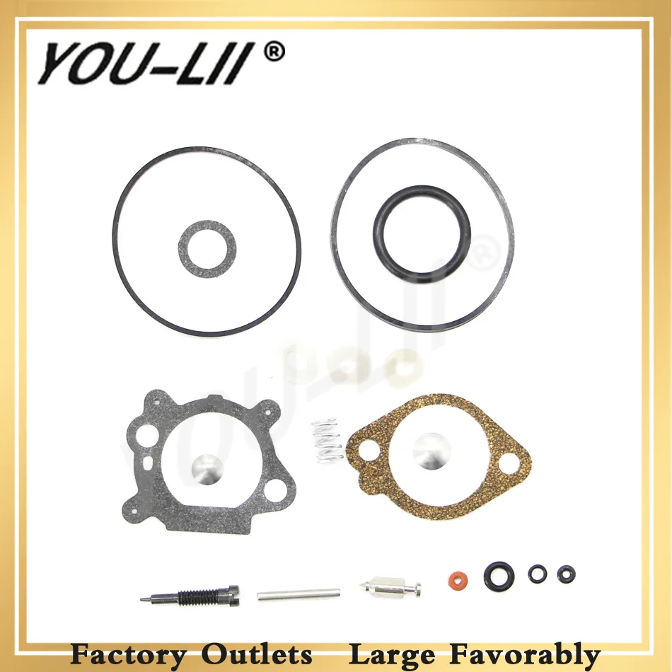 

YOULII Carburetor Carb Repair Rebuild Kit for Briggs&Stratton 498260 493762 492495 for 3.5 and 4 HP Max Series Lawn Mower Parts