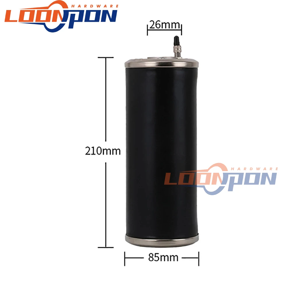 Pneumatic Sanding Drum Rubber Sleeve Aluminum 85X215mm