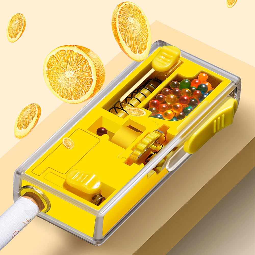 انفجار حبة صندوق السجائر الجليد انفجار حبة الداعم مختلط نكهة الفاكهة كبسولة تصفية حامل السجائر ظهرت الكرة انتهازي أداة