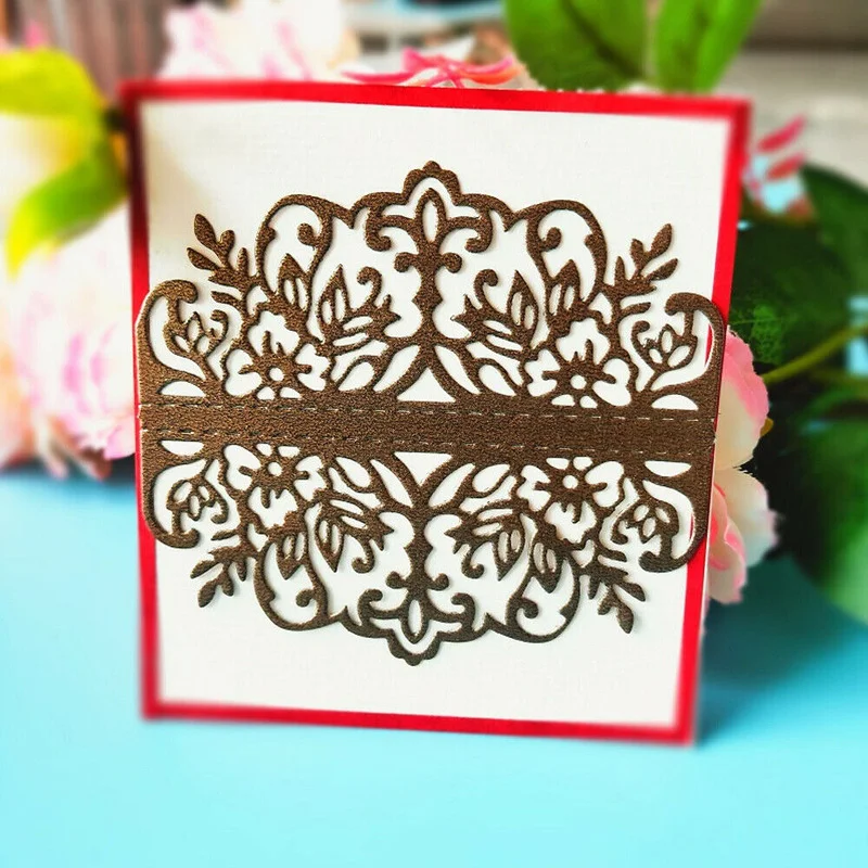 DIY Lace Flower Metal Cutting Dies Scrapbooking Stencil for Album Paper Gift Card Decoration Embossing Dies New 2021 Girl Stamps