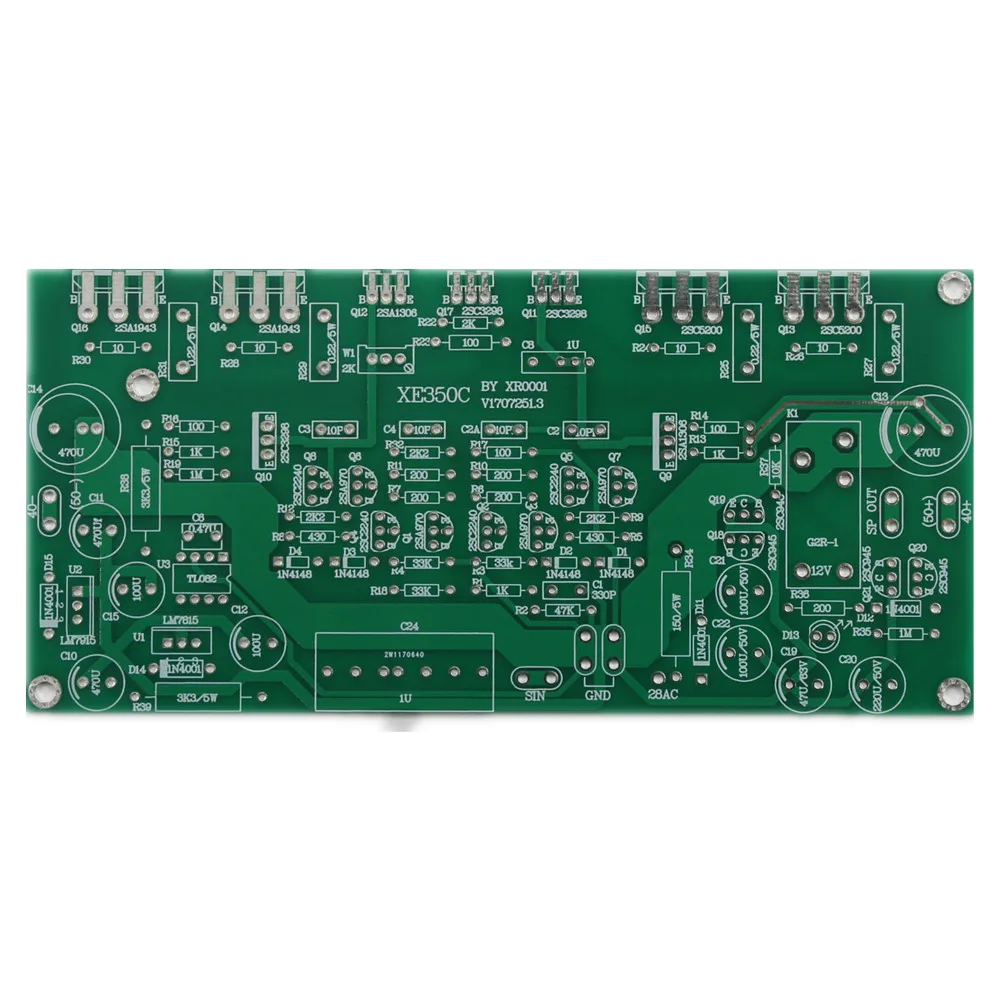 1 Pair XE350 Class A Power Amplifier Board PCB Output 80W Refer Accuphase E350 Audio Amp Circuit