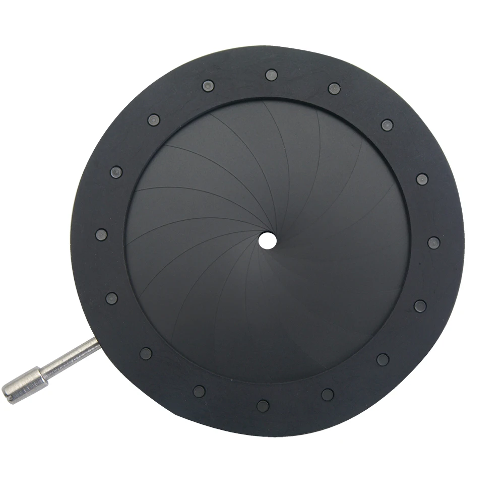 Imagem -02 - Amplificando Diâmetro Metal Zoom Ótico Íris Condensador de Abertura de Diafragma para Lente de Câmera Microscópio Instrumento Ótico 2.536 mm