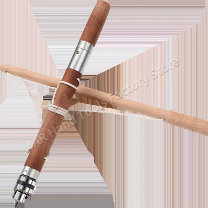 Cưa gỗ Cầm Tay Truyền Thống Trung Quốc Loại Máy Khoan Cầm Tay Thép Carbon Cao Cấp Mũi Khoan Đầu Kẹp Hiệu Quả Thợ Mộc Dụng Cụ
