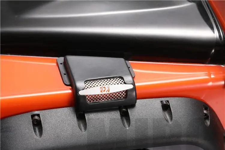 2 pces filtro de ar analógico entrada de ar do motor para 1/10 rc veículo rastreado traxxas Trx-4 defender rc4wd d90 d110 trx4 82056-4