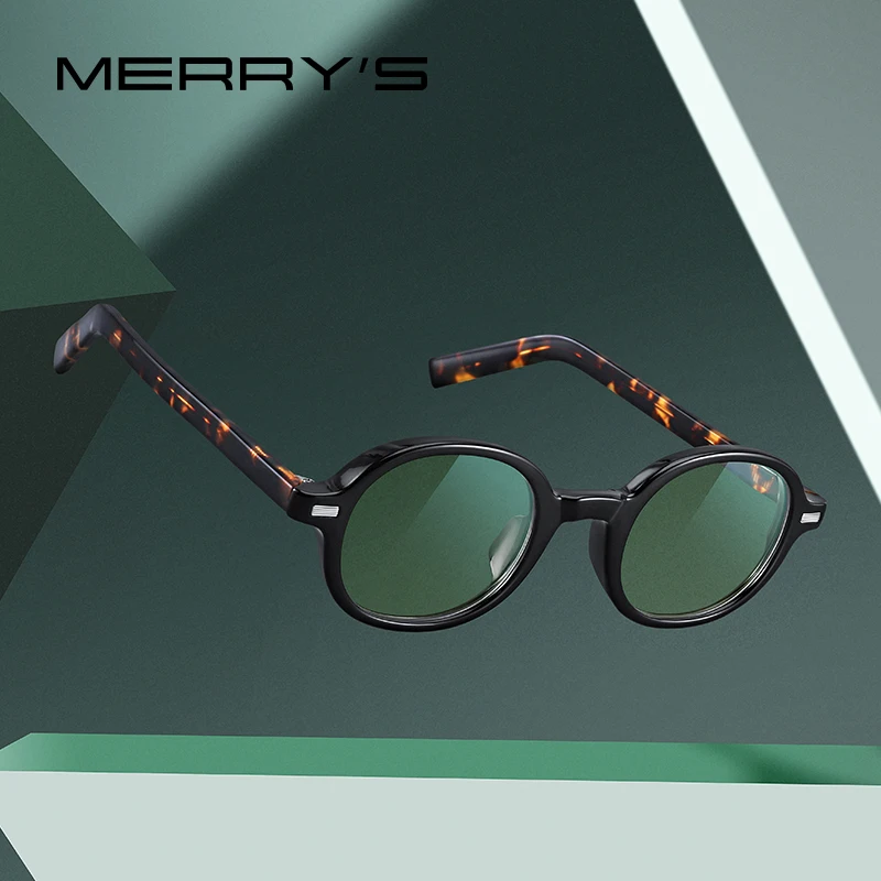 MERRYS DESIGN Retro Oval Ray Blue Light Blocking Glasses For Men Women Vintage Anti-Blue Light Gaming Computer Glasses S2302FLG