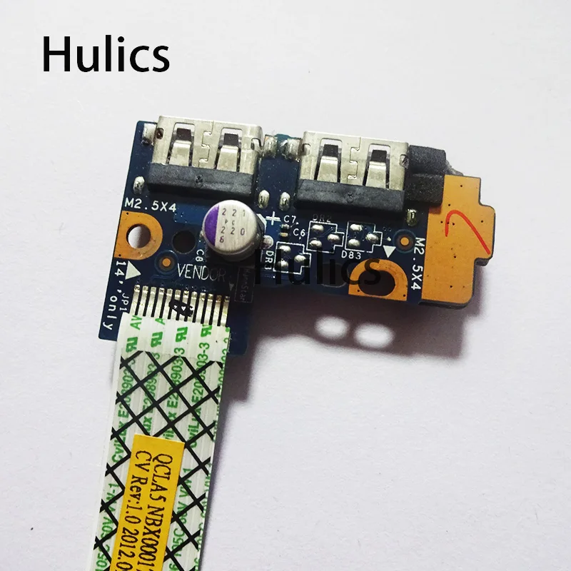 Hulics Used Power Button Switch USB Board For Samsung 350V 365E NP365E NP355V NP350V NP355V5C NP350V5C NP365E5C LS-8865P