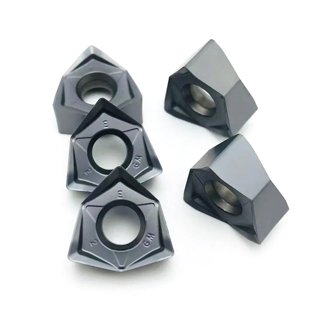 WNMU080608 GM 100% inserto de fresado original para 90 grados MFWN90, plano hexagonal de doble cara, cortador de fresado de corte pesado WNMU