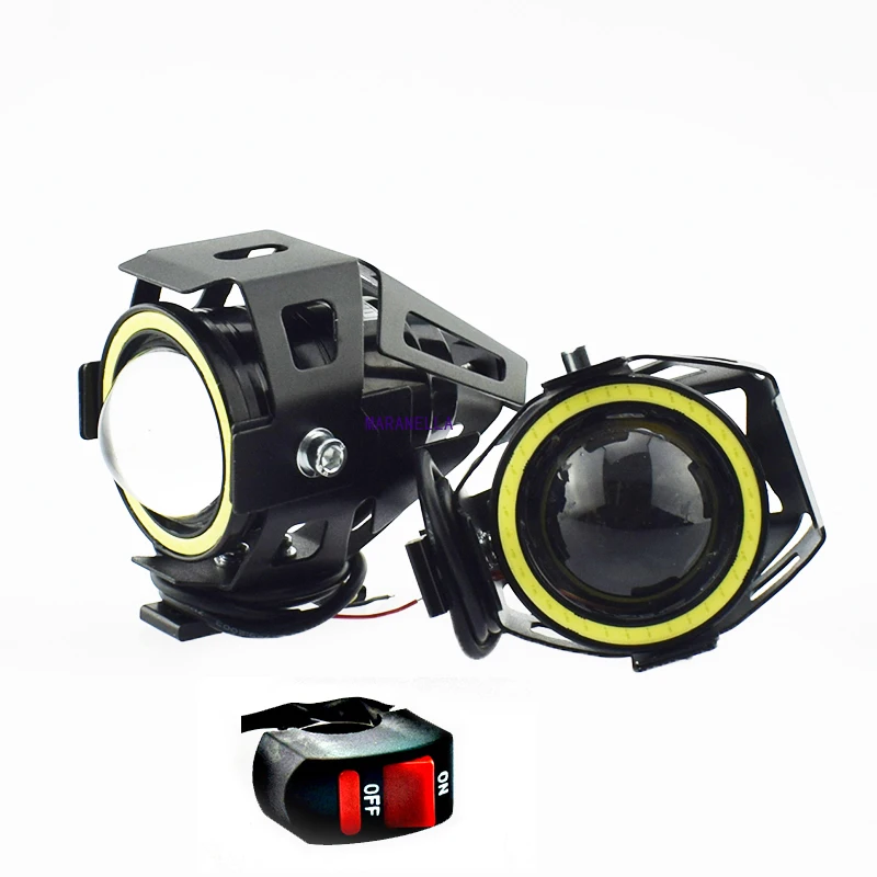 

Motorcycle U7 LED Driving Fog lamp work spot lamp Headlight Motorbike 3000LM driving auxiliary lights moto spotlight headlamp