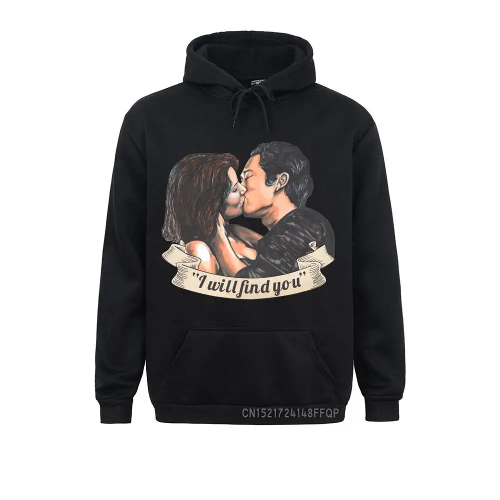 Men Hoodies Pullover Walking Dead I Will Find You Glenn And Maggie Glenn Tribute Awesome Artwork Sweatshirts Homme Pocket