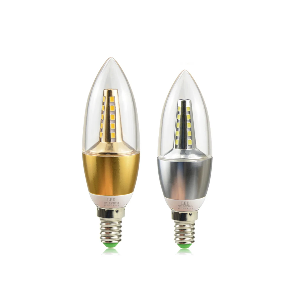 

Cost price led candle lamp E14 E27 7W 9W 220V spotlight SMD2835 warm white/cool white led bulb light chandlier crystal lamp