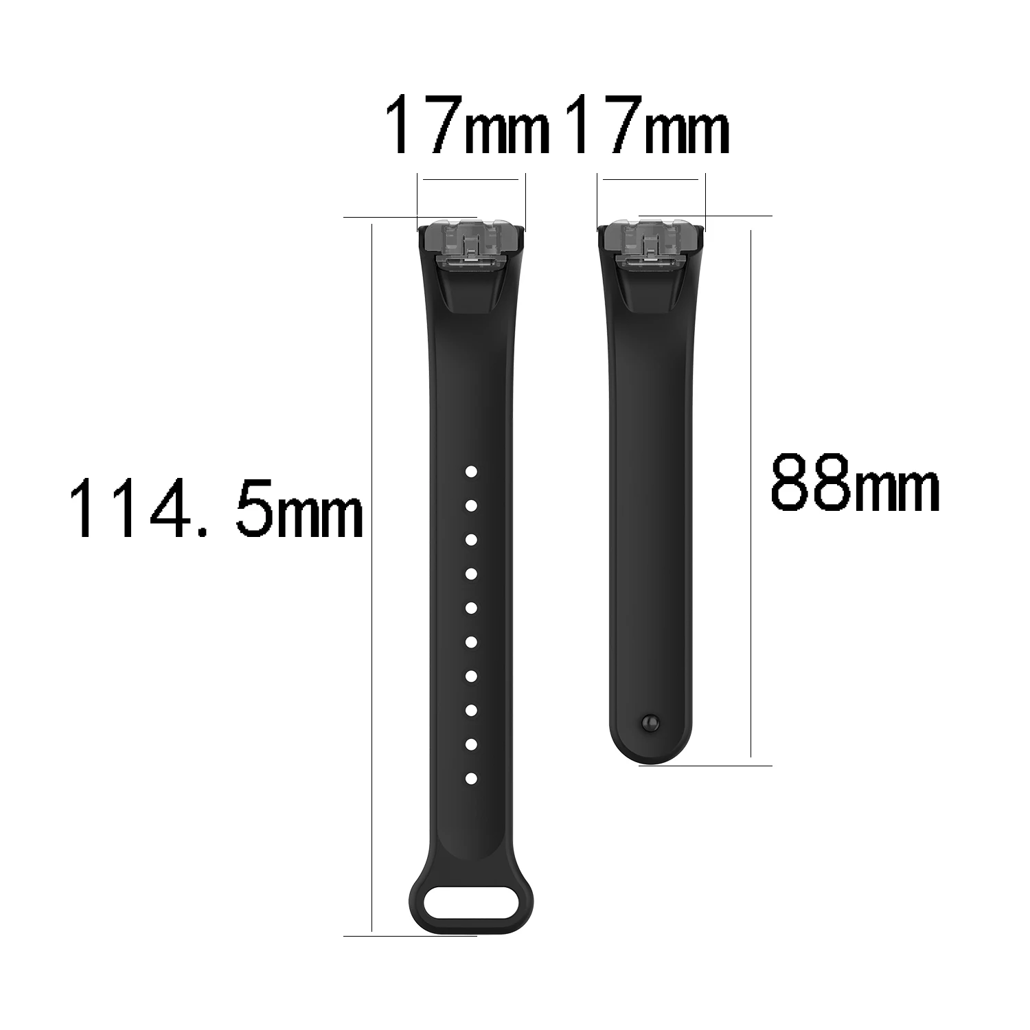 Silicone Wrist Strap for Samsung Galaxy Fit SM-R370 Smart Bracelet Wristband Belt