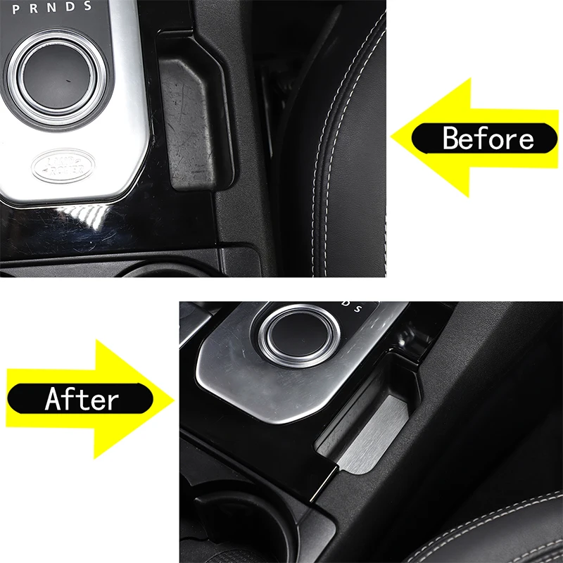 For Land Rover Discovery 4 LR4 2010-2016 Car Central Control Handbrake Bottom Sequin Shift Storage Slot Sequin Car Accessories