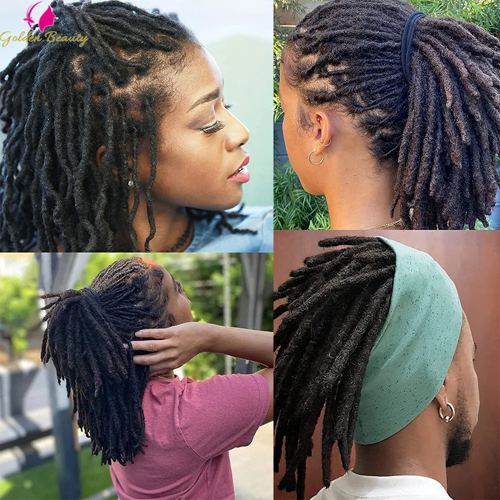 Handmade Dreadlocks Synthetic Crochet Braiding Hair Extensions For Women or Men Jamaican Natural Soft Crochet Braiding Hair