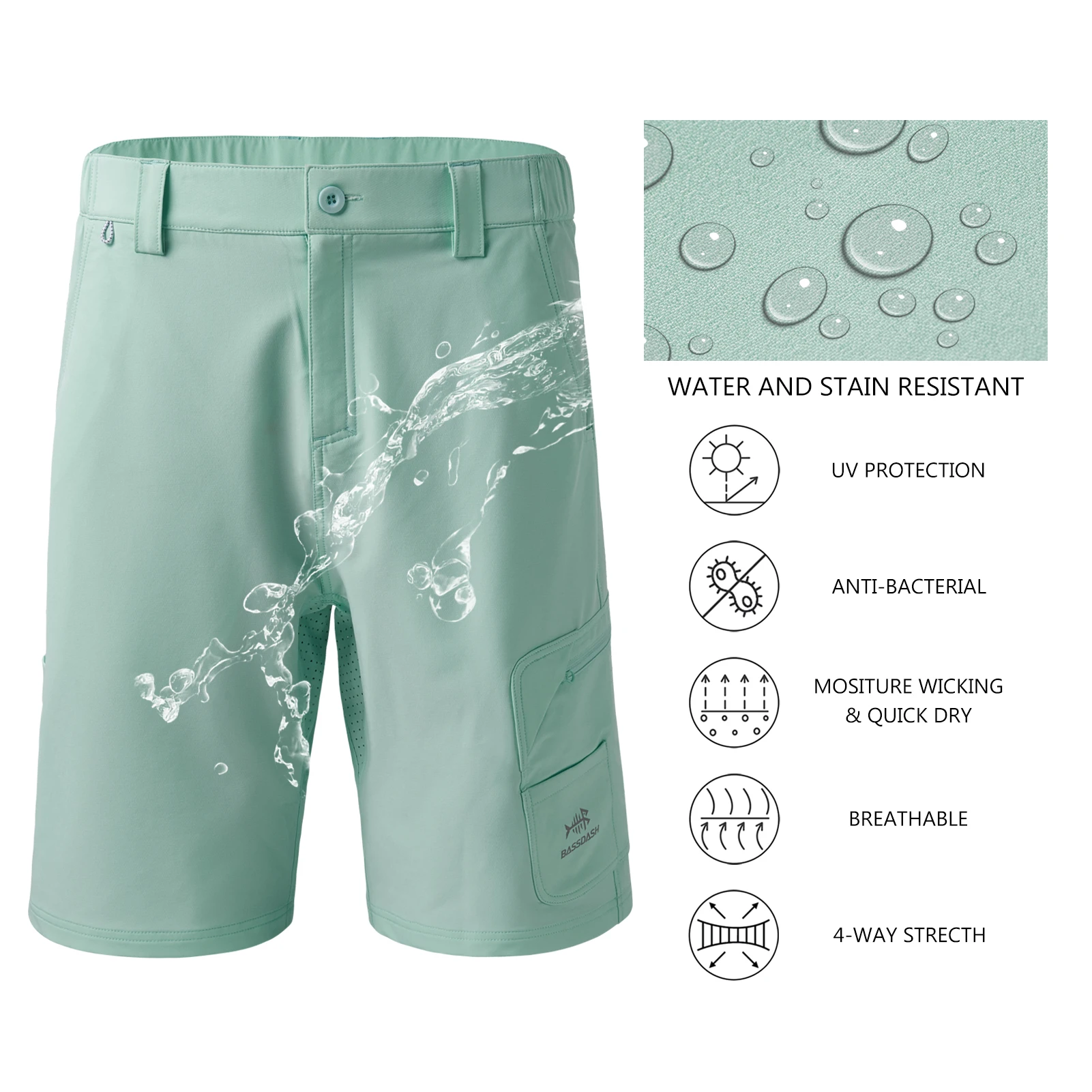 Pantalones cortos de pesca