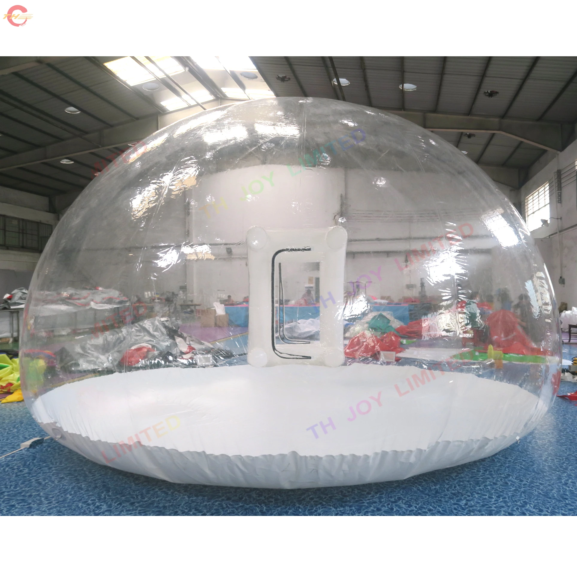 Free Door Shipping 5m Long Transparent Inflatable Bubble Tent Tunnel Tent Clear Exhibition Show Room Camping Dome