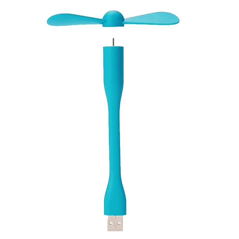 Mini USB Fan Flexible Portable Removable Fan Mute Small Fan Power Supply for Power Bank & Notebook & Computer Summer Gadgets