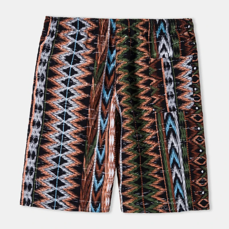 2022 African Clothes Man Summer Fashion New Hawaiian Holiday Style Trendy Fashion Men's Flower Printed Shorts Beach Pants