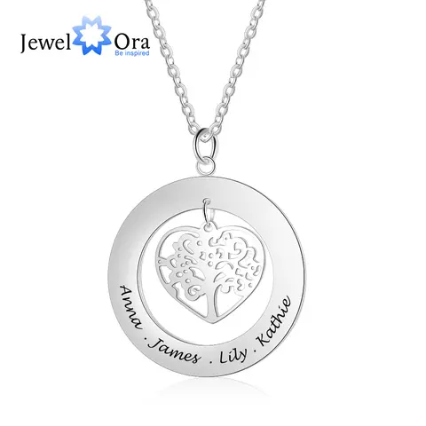 Tree of Life Name Necklace jewelora