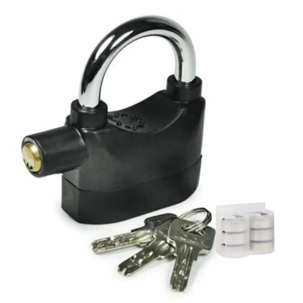 Security Motorbike Anti Theft Alarm Lock Warehouse Door Lock Bicycle Motorcycle Disc Brake Lock 110 Decibel Alarm IP65