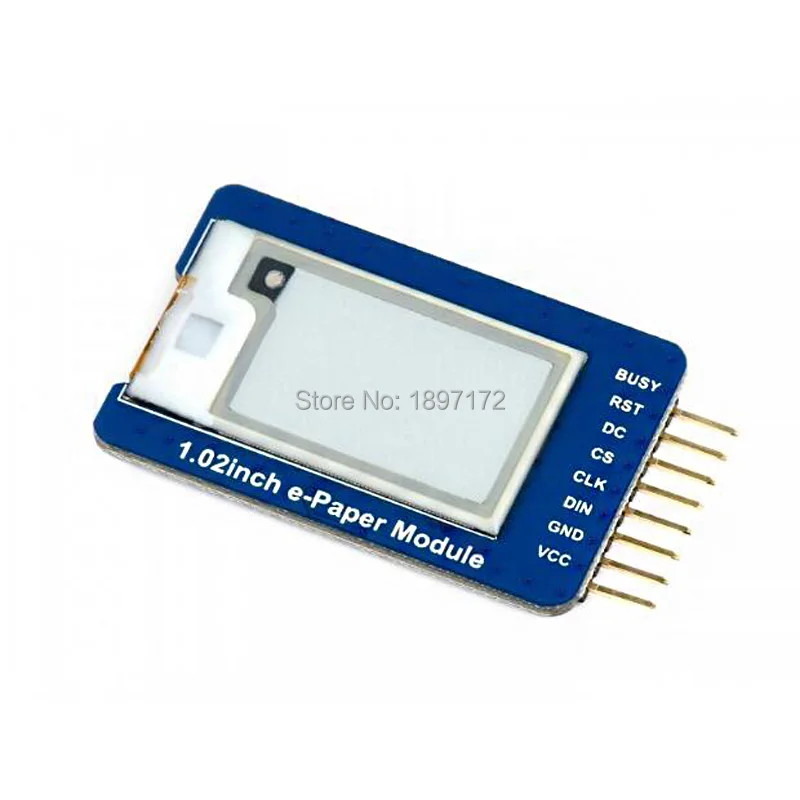 128×80, 1,02 inch e-ink displaymodule, zwart/wit tweekleurig