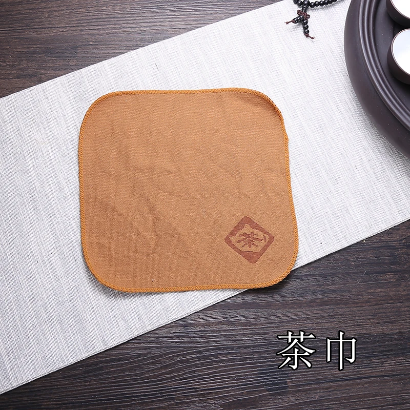 YOMDID 2pcs Super Absorbent Tea Napkin Thicken Tea Cloth Practical Cotton Tea Towel Eco-friendly Tea Ceremony Accessories Cloth