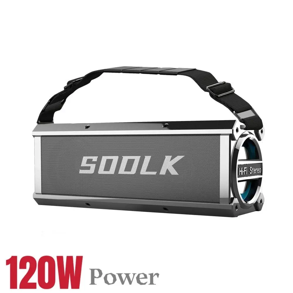 SODLK 120W 16000MAH Big Power Handle Subwoofer Portable TWS Super Bass Karaoke Bluetooth Speaker With Microphone Remote Control