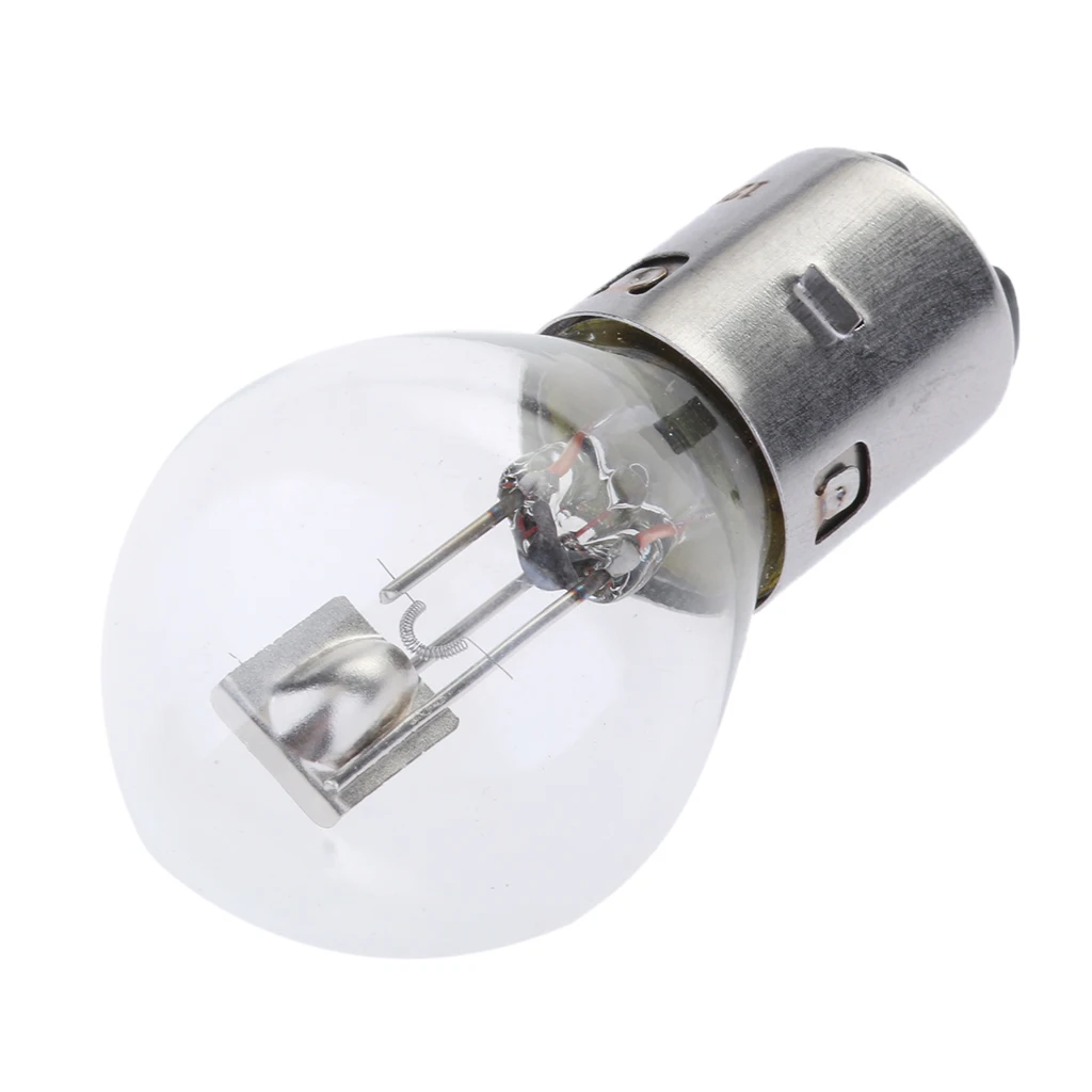 BA20D S2 12V 35/35W Motorcycle Headlight Lamp Light Halogen Xenon Bulb Clear Bright White Bulb Quartz Glass Lamp Motorcycle Head