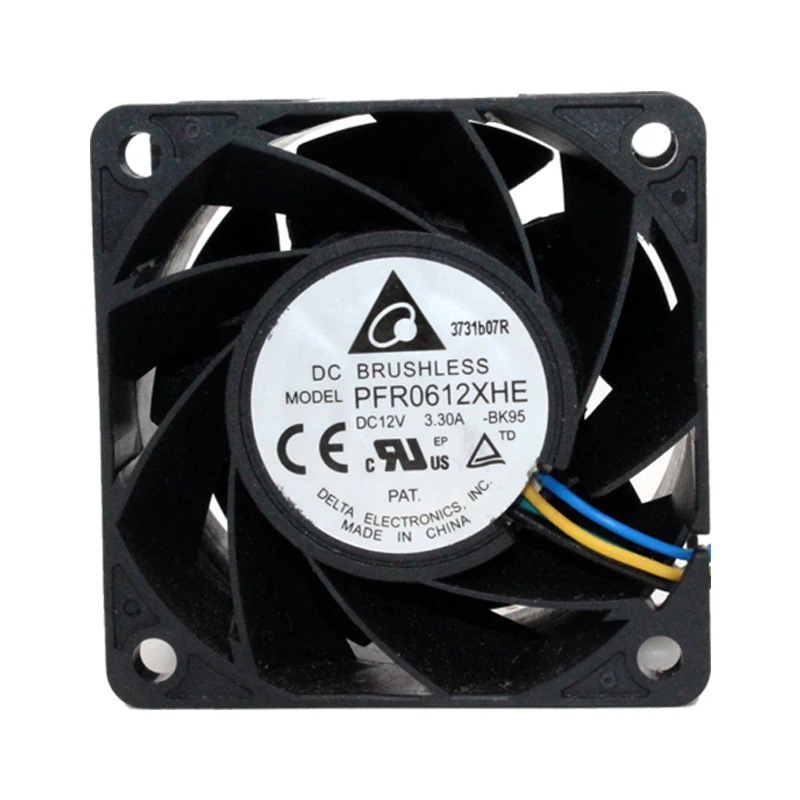 Original PFR0612XHE 6038 6cm 3.3A 12V super large air volume high-speed violent server booster cooling fan