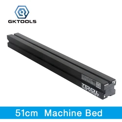 GKTOOLS, 51cm Extra Long Machine Bed Aluminum Alloy Mini Lathe's Long Dock Used for DIY Mini Lathe  Z001 & Z001B