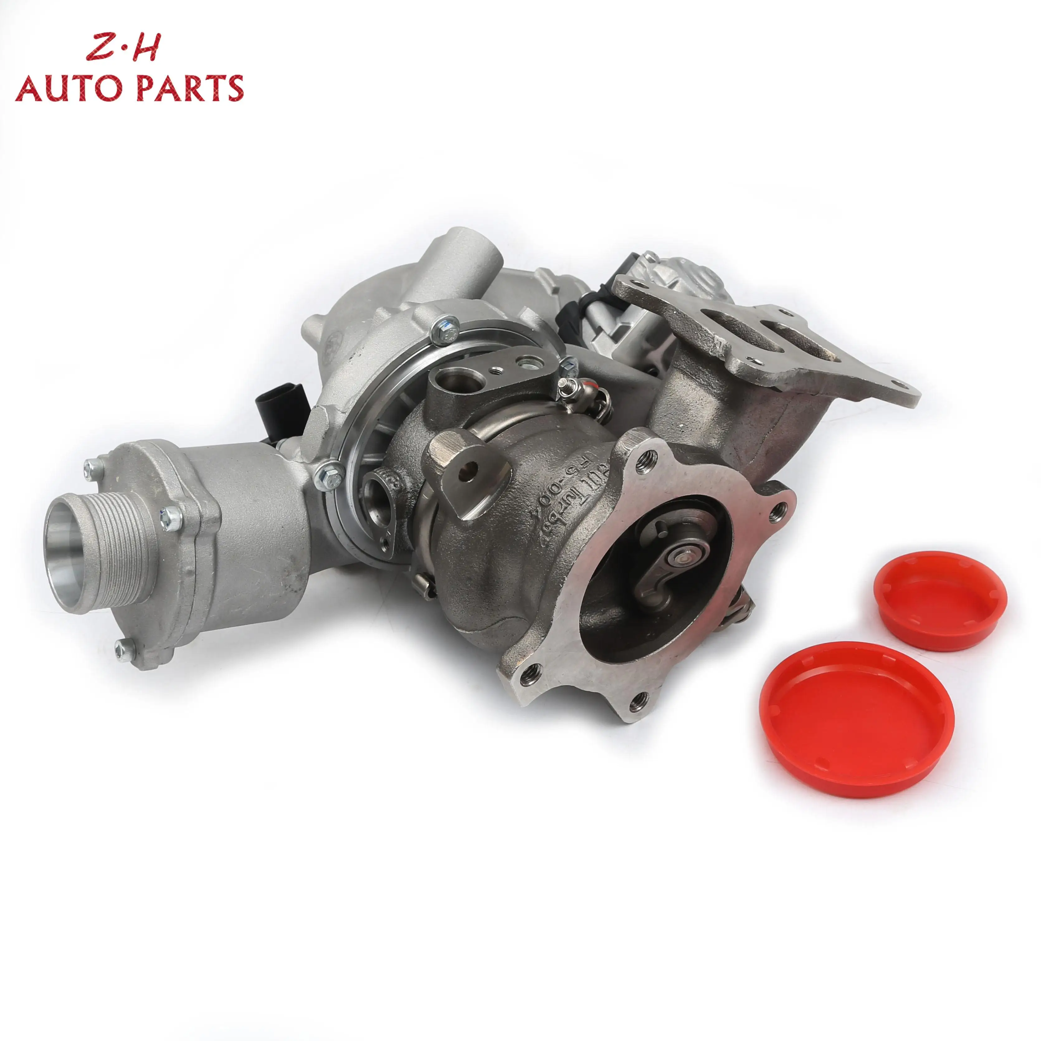 Exhaust Turbocharger With Servo Motor And Solenoid Valve 06L145704N 06L 145 704 N For AUDI A4 A5 A6 A7 A8 Q5 2.0TFSI CNCD CNCE