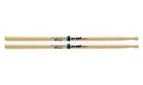 Promark by D\'addario TXDC51W American Hickory DC51 Wood Tip  Marching drumstick