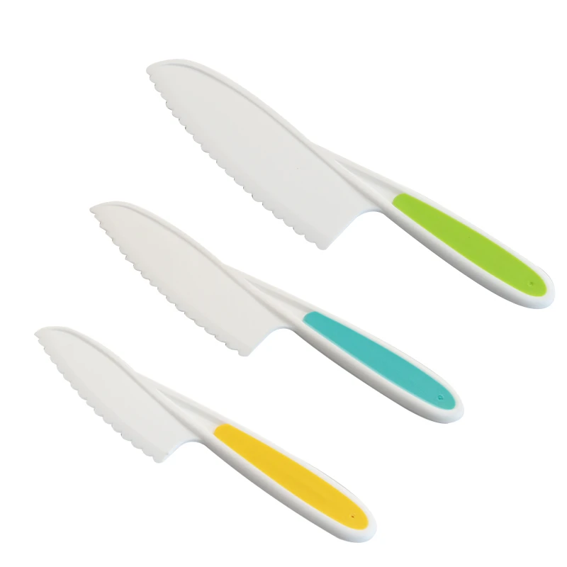 Plastic Knife Set for Kids Montessori Practical Life Materials Cutting Activities Food Preparation Children's Kitchen Utensils