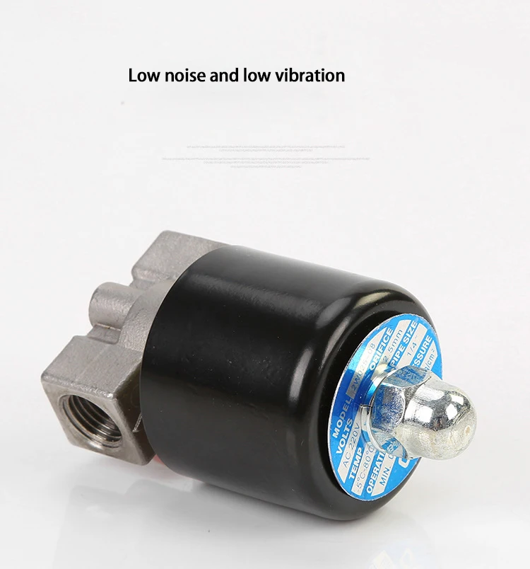 1/8" 1/4" Edelstahl-Magnetventil DN8 Normalerweise geschlossen/offen Edelstahl-Magnetventil 110V 220V 12V 24V – Detail 2