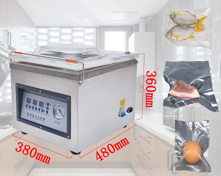 Para Alimentos, pescado, ternera, salchicha y otros productos cárnicos, máquina de envasado al vacío para el hogar