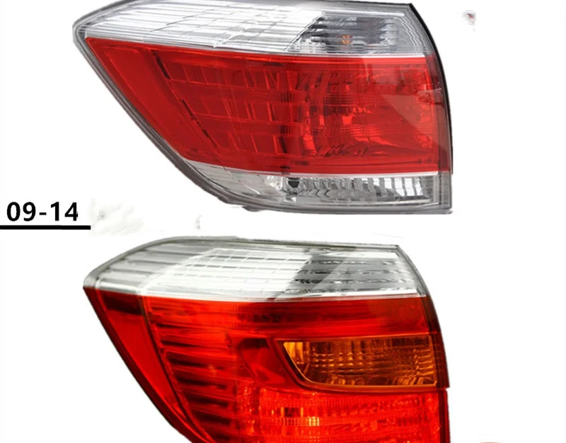 Osmrk Led tail light brake lamp reverse lights turn signal assembly for Toyota Highlander 2009-2014