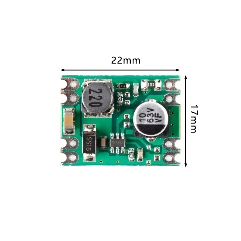 DC-DC Step-Down โมดูล6V-55V ถึง3.3V 5V 9V 12V 600mA Current