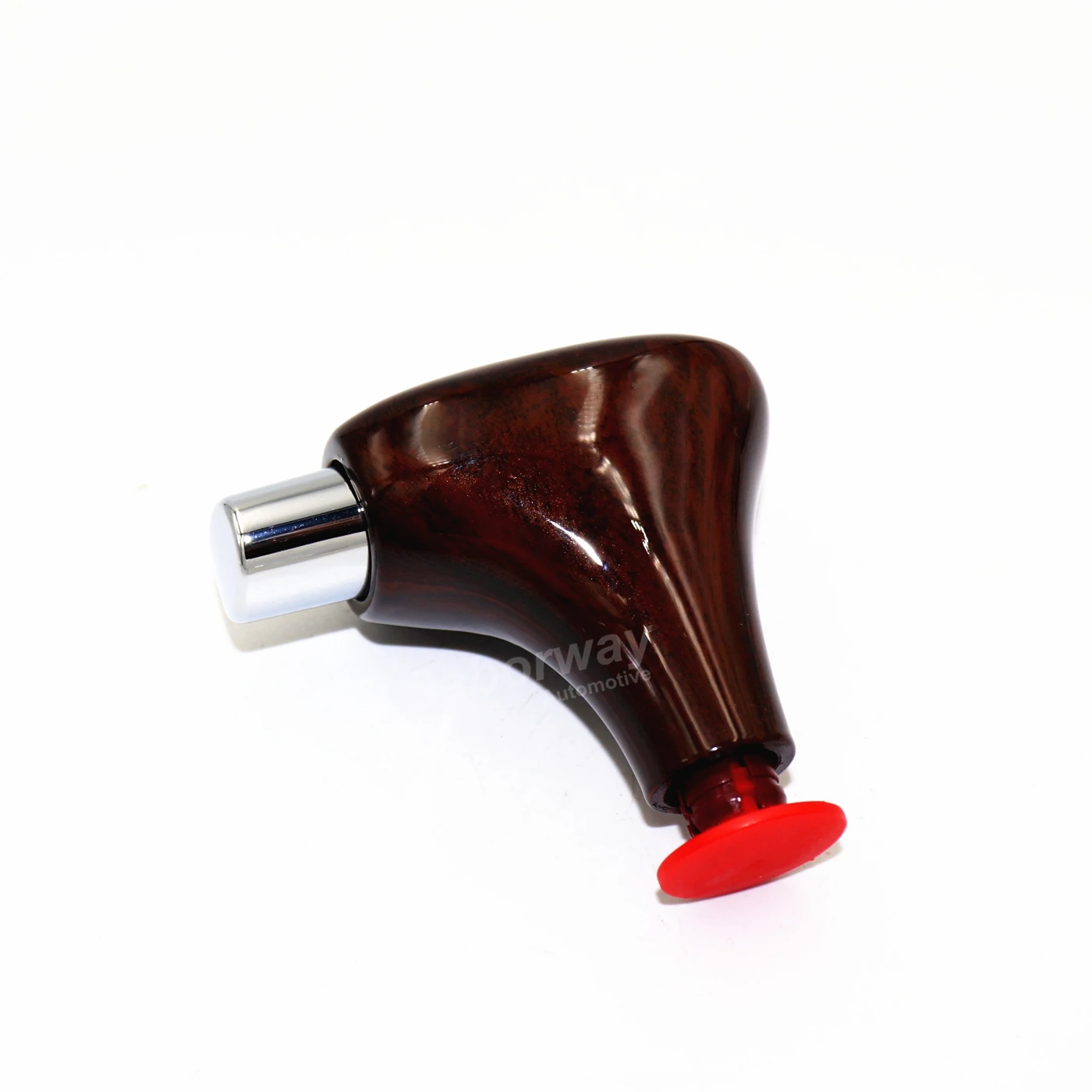 Saborway Cherry Wood & Chrome Automatic Gear Shift Knob Shifting Handball for Passat B5 1.8 3BD713139 3BD 713 139