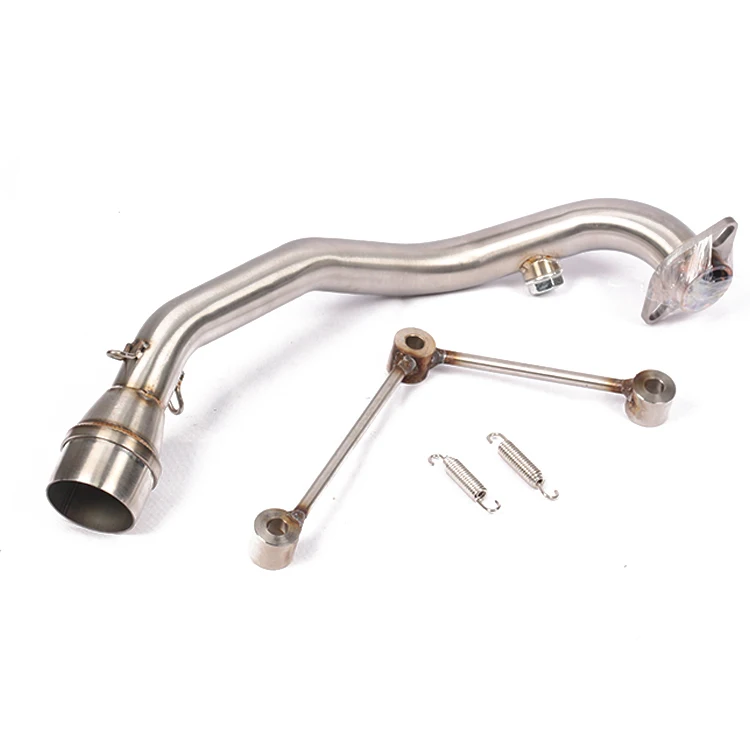 BWS125 BWS 125 motorcycle exhaust performance 304 stainless steel Middle Link pipe bend slip on for Yamaha BWS 125 150 ZUMA125