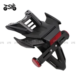 For Suzuki GSX R1000 K9 2009-2016 Rear Fender Mudguard Cover License Registration Plate Taillight Bracket Motorcycle Accessories