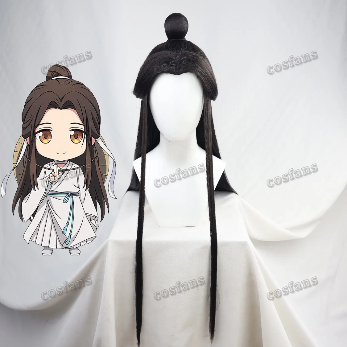 

Парик для косплея аниме Tian Guan Ci Fu, Xie Lian Hair Heaven, официальное благословение, корона для косплея Xie Lian для мужчин и женщин