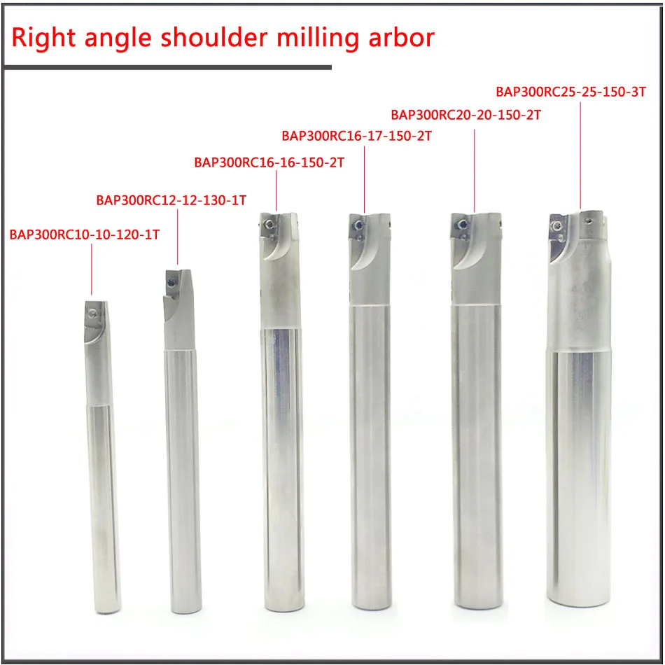 BAP300R 10 11 12 13 16 20mm Milling Holder for APMT1135 Cutting Shoulder Right Angle Precision Milling Tool End Mill Shank bar