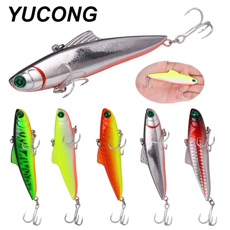 Yucong 1 Stück sinkende Vib 8,5 cm-21g Boden Vibration Angel köder Stick bait künstliche harte Köder Swimbait Wobbler Duro Cebo Silent