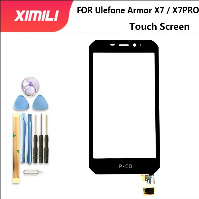 5.0\'\'For Ulefone armor X7 / x7 Pro Touch Screen Lens Sensor Touch Panel Replacement Mobile Phone Accessories +Tools For armor X7