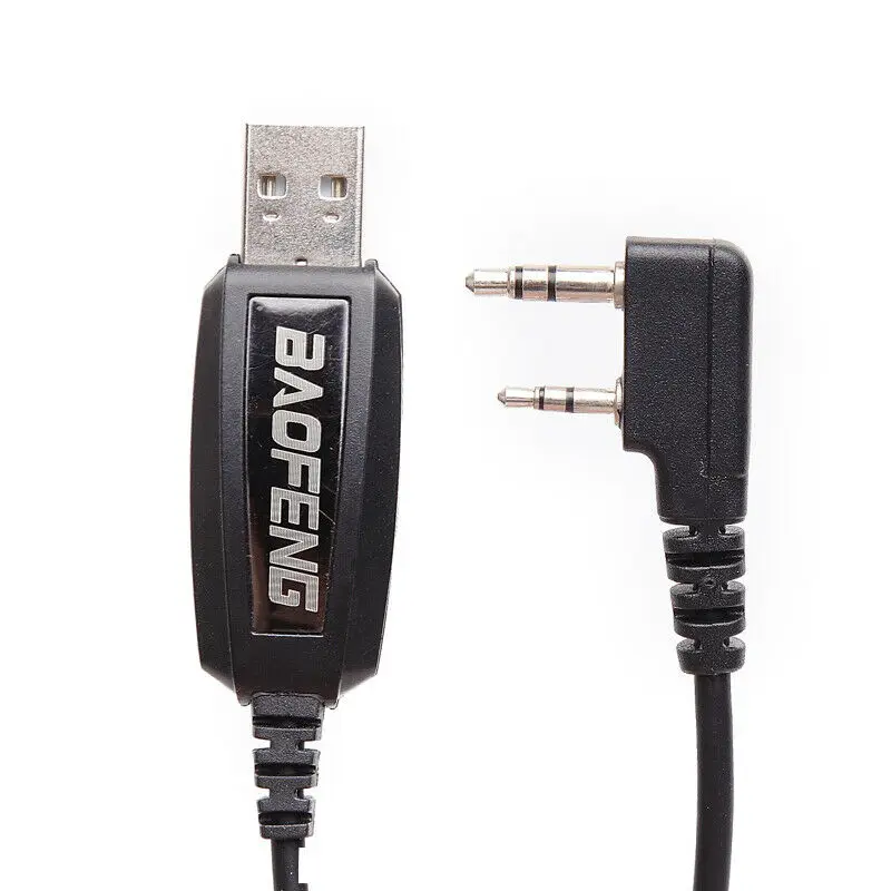 Original USB Programming Cable with CD Software for Baofeng UV5R UV-5R Serise BF-888S Kenwood Wouxun Walkie Talkie Accessories