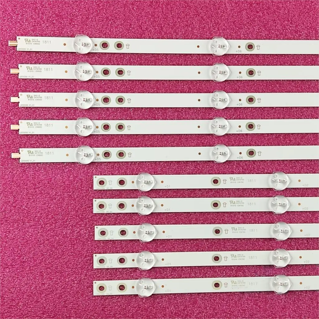 LED Strip For LB50086 V1_00 LB50082 LB50089 V1_01 50PUS6162/12 50PUS6753 50PUS6262 50PUS7383/12 50PFK6550 TPT500U1-QVN03.U