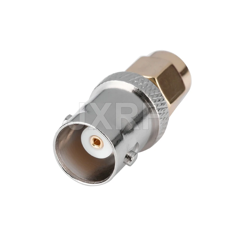 2PCS BNC To SMA Adapter BNC Female to SMA Male RF Connector