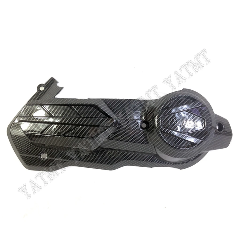 Carbon Fiber Printed ABS Transmission Gearbox Crankcase Trim Cover For YAMAHA NMAX155 2020